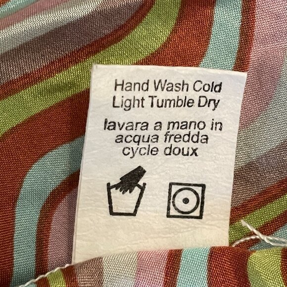 A Common Thread Multi-Colour boho scoop neck silk tank top tunic-Small - Picture 11 of 11